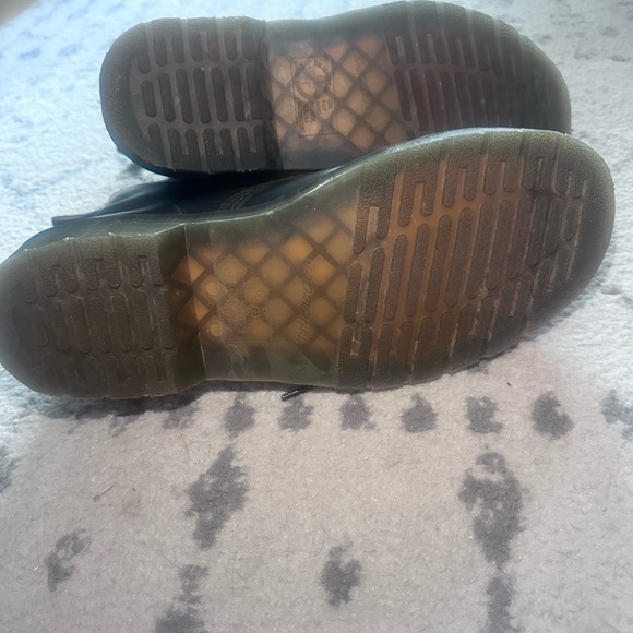 Dr. Martens Black Boots with Yellow Stitching - Picture 6 of 7